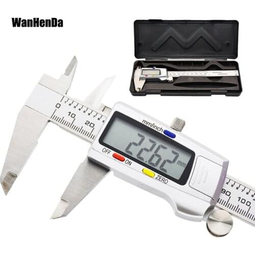 Digital caliper Stainless Steel Vernier Caliper 6 "150mm Messschieber paquimetro measuring tools instrument Vernier Calipers