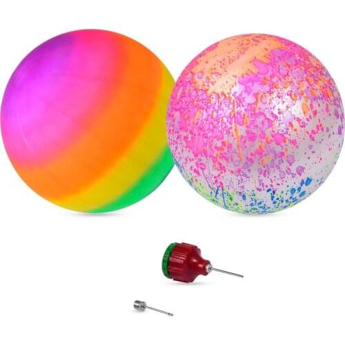 Childrens Inflatable Water Ball Outdoor Swimming Toys PVC Inflatable Beach Ball Childrens Toys Elastic Underwater Interactive