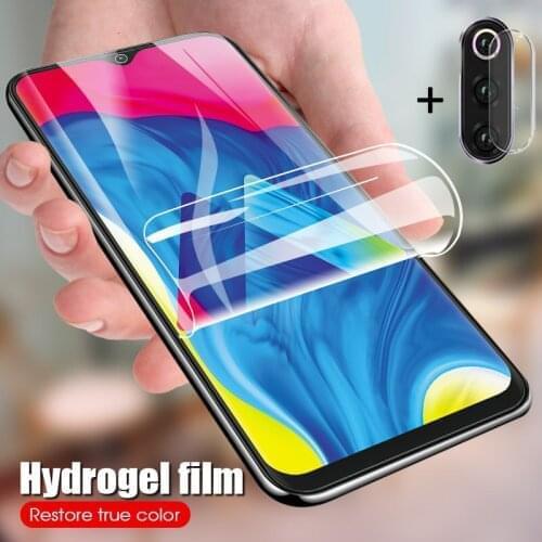 2-in-1 For Samsung Galaxy M21 For Samsung A51 Hydrogel Film For Samsung A11 A21S A31 A41 M01S M31S M21 A51 A71 Lens Glass
