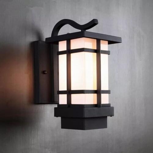 HAWBOIRRY LED European landscape courtyard community villa park street waterproof rust retro outdoor balcony wall lamp
