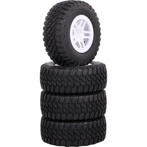 4pcs 105mm RC Wheel 1/10 RC Car Truck Short Course Truck Off-road Truck Tyres Compatible with Traxxas HSP Tamiya Kyosho RC Car