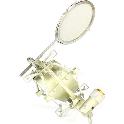 Metal Spider Microphone Shock Mount Stand Suspension Shockmount Mic Windscreen Shield Filter For TAKSTAR K300 K200 SM 17 1B 5B