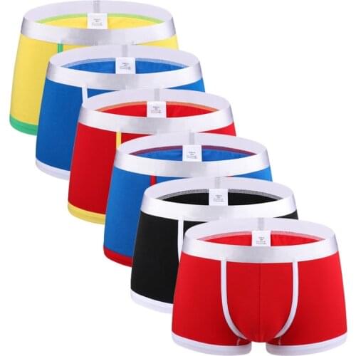 Summer Sexy Men Underwear Cotton Boxer Shorts Calzoncillos Hombre Male Underpants Man Flag Panties for Men Boxer Homens