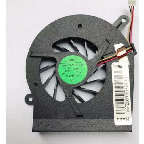 New laptop CPU cooling fan Cooler Notebook PC for ADDA AB0705HX-TB3 DC5V 0.40A 6824D