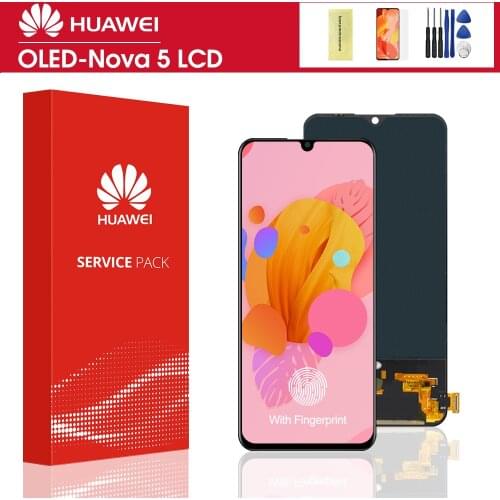 OLED For Huawei Nova 5 Pro LCD Display Touch Digitizer Assembly SEA-AL10 SEA-TL10 SEA-LX2 Replacement For Huawei Nova 5 LCD