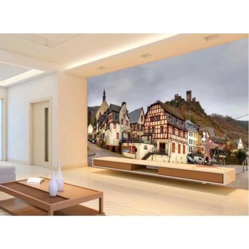 Custom photo 3d wallpaper European city architectural landscape living room home decor 3d wall murals wallpaper for walls 3 d