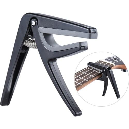 Professional Plastic Steel Spring Trigger Quick Change Guitar Ukelele Capo Clamp Music Equipment Accessories Attachment