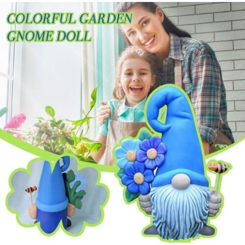 Garden Faceless Doll Creative Dwarf Resin Statue Miniature Collectible Figurines Garden Ornament For Garden Supplies Dropship