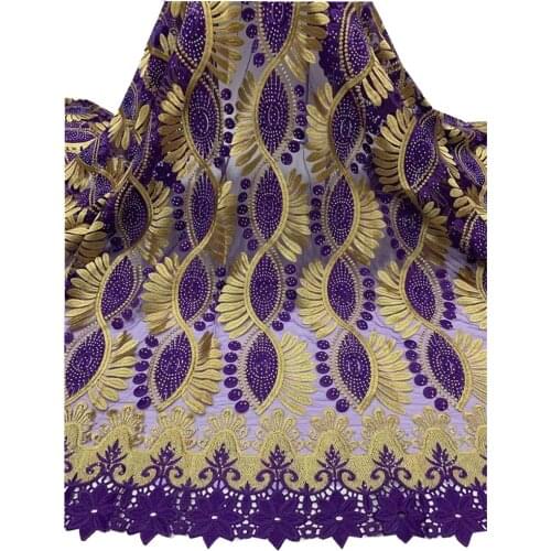 SJ Lace African Net Tulle Lace Fabric French Lace Fabric 2021 High Quality Embroidery Nigerian Guipure Lace Fabric Dress d5-59