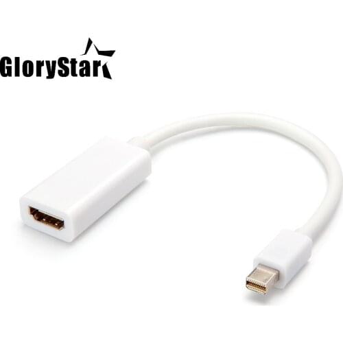 High Quality Thunderbolt Mini DisplayPort Display Port DP to HDMI-compatible Adapter Cable For Apple Mac Macbook Pro Air