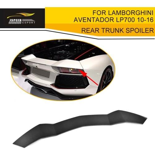 Carbon Fiber Car Rear Lip Wings Spoiler Case for Lamborghini Aventador LP700 LP700-4 Roadster Pirelli 10-16