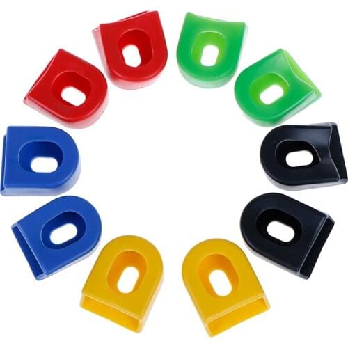 2 PCS Bike Crank Cover Protector Silica Gel BIcycle Race Crank Boot Protectors Crankset Protective Case