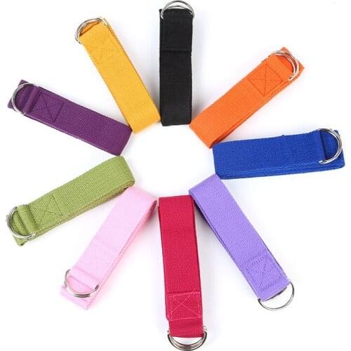 2 Pcs Yoga Belts Extra Long Yoga belt Stretching Strap D-Ring Straps for Pilates Beginners Senior Exercise String Body Building