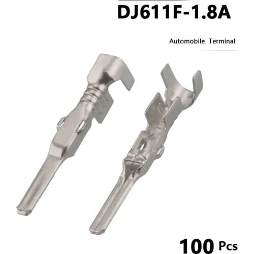 200pcs 171661-1 Male female wire connector terminal Plugs socket Fuse box Wire harness Soft Jacket DJ611F-1.8A