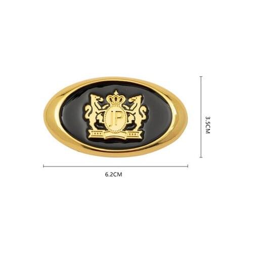 3D New Gold Auto Modified Metal JP Luxury VIP Car Trunk Side Seal Decal Badge Car Accessories
