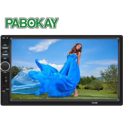 7018B Car Audio 7 Inch 2 DIN Autoradio Stereo Touch Screen Auto Radio Video MP5 Player Support Bluetooth TF USB FM AUX