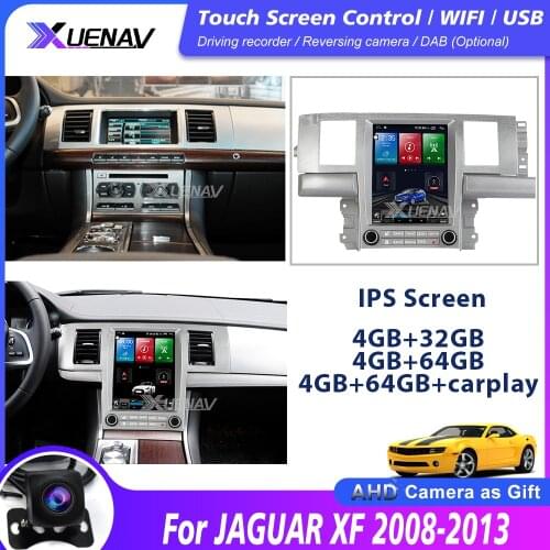 2Din Android System Auto Car Stereo For JAGUAR XF 2008-2013Car navi multimedia player car radio tap recorder carplay for JAGUAR