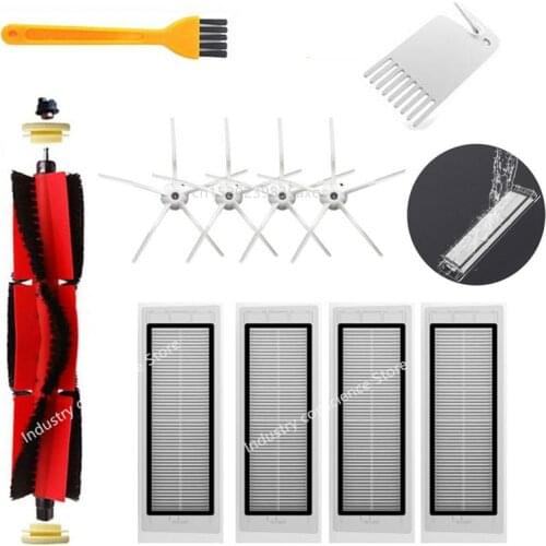 Vacuum Cleaner Brush Hepa Filter for Xiaomi Vacuum 2 / 1s for Roborock S50 S51 E25 E20 MI Robot Vacuum Cleaner Parts Accessories