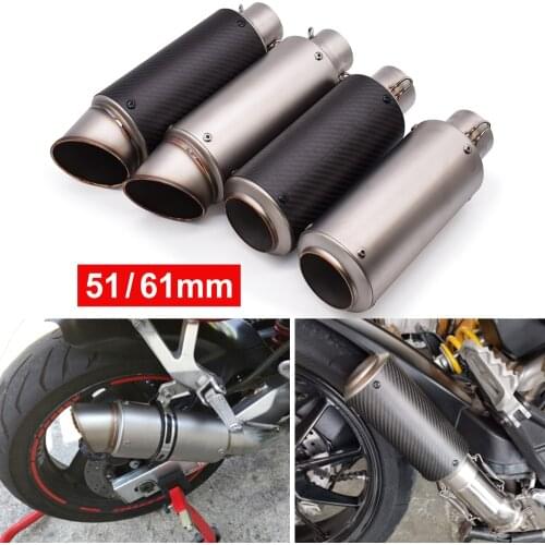 For Gas Gas EC250 EC300 TC125 TE125 gasgas ec 250 Universal 51mm 61mm Modified Motorcycle Exhaust Pipe With DB Killer