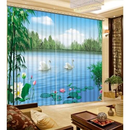 Home Decor Living Room Natural Art fashion decor home decoration for bedroom living room curtain nature scenery custom curtain