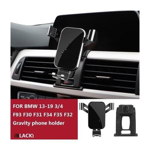 Mobile Phone Holder For BMW F30 F31 F35 F33 F11 F18 G30 Air Vent Mount Bracket GPS Phone Holder Clip Stand in Car Accessories