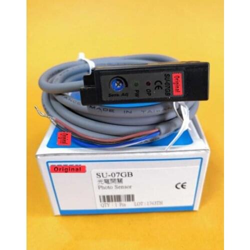 SU-07GB NPN+PNP NC Photoelectric Switch U Type GREEN LIGHT MARK SENSOR New Original