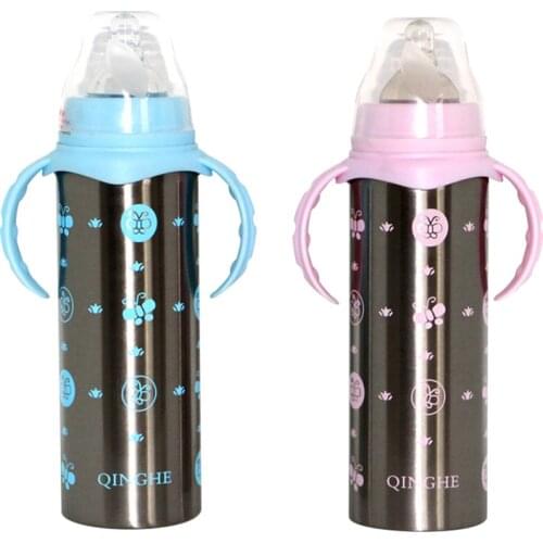 Thermos Baby Bottle Insulation Cup Feeding Bottles For Water Milk Stainless Steel Cups Warmer Temperature For Newborn Infant