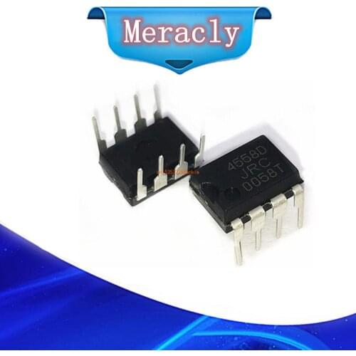 10PCS New JRC4558 4558 4558D JRC4558D DIP-8 Integrate IC Chip
