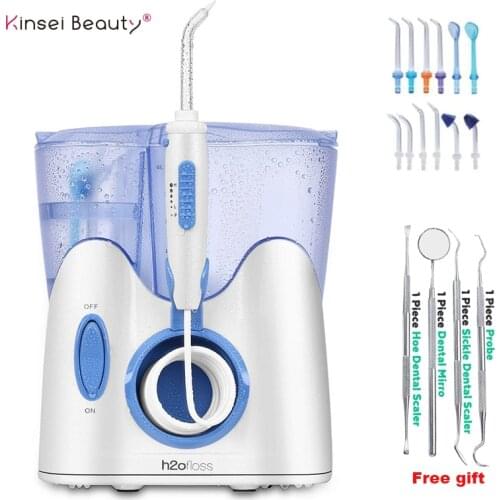 Oral Irrigator 800ml Water Flosser Home Use Dental Water Flosser for Teeth Cleaning With 12 Multifunctional Tips Oral Care Tool