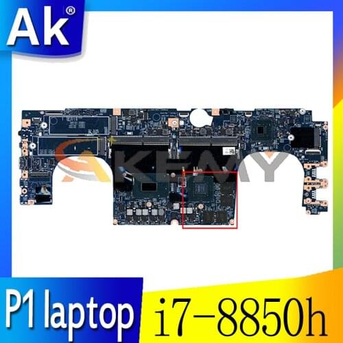 For Lenovo ThinkPad P1 laptop motherboard 17870-1 448.0DY04.0011 W/ i7 8850h Fru 01YU940 01YU684 01YU939 01YU683 01YU929