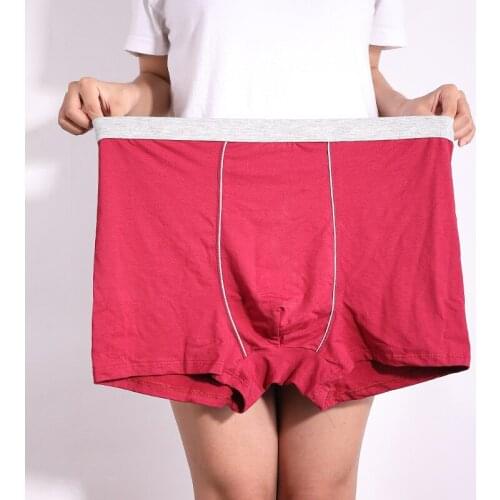 Plus Size Mens Boxer Panties Underpant Lot big size 9XL Loose Under Wear Large Short Cotton Plus 8XL 7XL Underwear Boxer Male