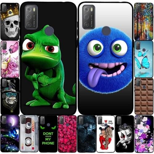 Soft TPU Case For Alcatel 1S 2021 Cases Silicon Cover for Alcatel 1L 3L 2021 3 L 2021 1 S 2021 Shell Cute Painted Fundas Bumper
