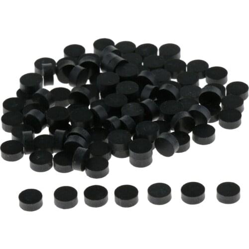 Pack of 50pcs Guitar Fingerboard Acrylic Dot Fret Marker Inlay 6mm Diameter 2.5mm Thickness Black/White