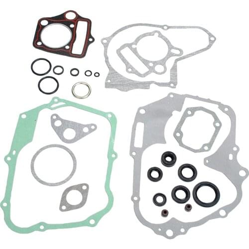 Engine Head Cylinder Intake Rubber oil seal Gasket Set for 110cc Taotao SunL Coolster SSR Coolster Roketa Horizontal 52.4mm Engi
