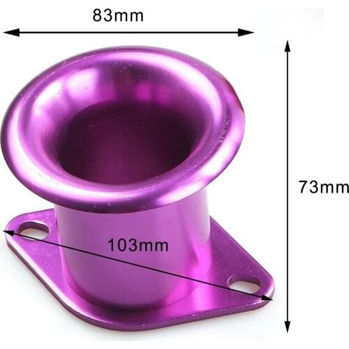 Air Horn Funnel GTS Velocity Stack 20V 4AG ITBs for Toyota Corolla AE86 Purple