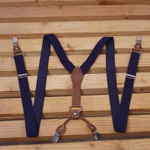 Fashion Four Clip Elastic Belt Suspender For Men And Women Adjustable Clip Strength No Box 1pcs 10cmX2.5cm