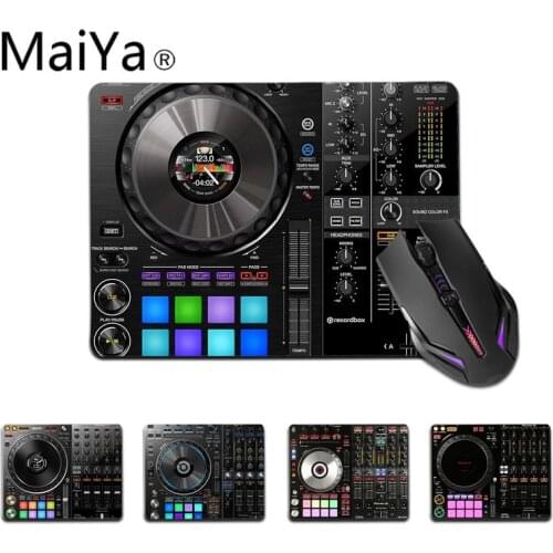 Maiya High Quality Vintage Cool DJ music Turntables mouse pad gamer play mats Smooth Writing Pad Desktops Mate gaming mouse pad