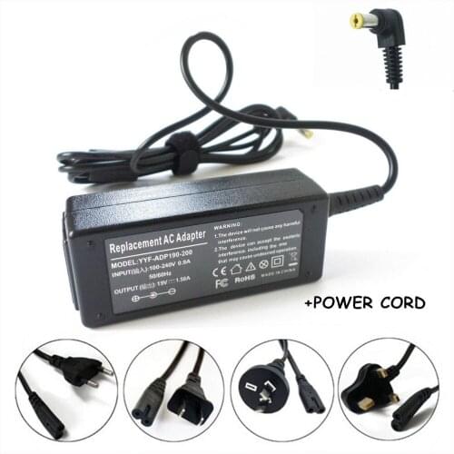 19V 1.58A 30W Battery Charger For Ordinateur Portable Acer Aspire One AOA 10.1" Mini Laptop PA-1300-04 ZG5 D150 D250 KAV10 KAV60