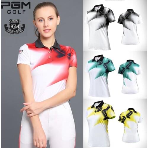 Female Fashion Tops Apparel Ladies PoLo Shirt Sportswear Golf Tennis Run Dry Fit Breathable Shirts Short Sleeve Golf Clothes