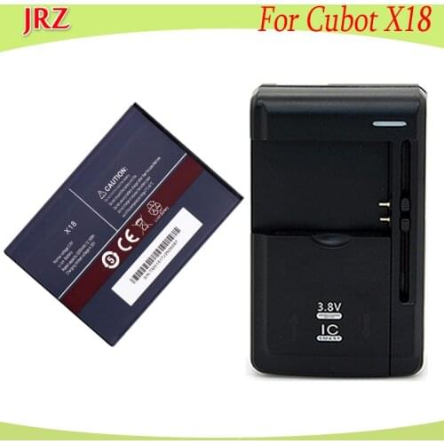 1LOT=1PC Battery+Universal Charger 3200mAh Hight capacity battery For Cubot X18 phone Replacement Batteries Bateria