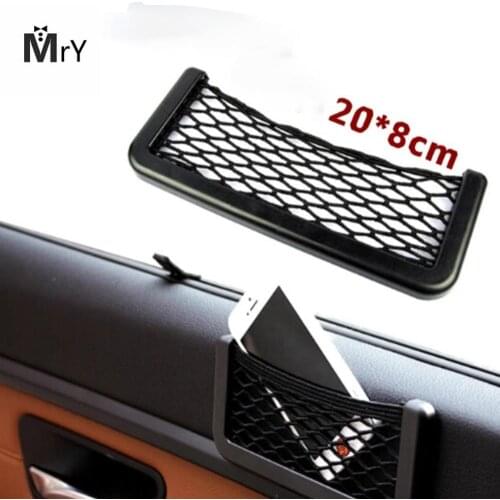 1pcs Supply Car pockets box car phone boxes bags of debris large storage pouch Automotive Network