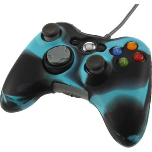 1Pc Cool Army Camouflage Silicone Cover Joystick Gel Skin Soft Protective Case for Xbox 360 Wireless Controller