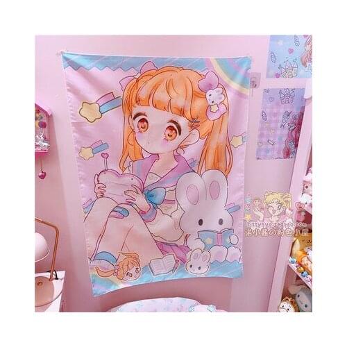 1PC Lovely Wall Hanging Blanket Wall Carpet Home Decoration Multifunction Mat