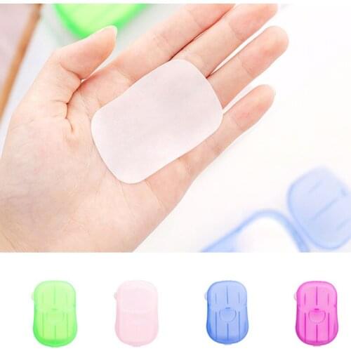 40PCS Portable Soap Paper Disposable Soap Paper Flakes Washing Cleaning Hand for Kitchen Toilet Outdoor Survival Kit