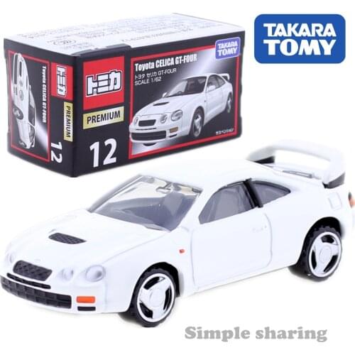 Dream Tomica Car Toyota CELICA GT-FOUR Automotive world Diecast Metal Model Car(black box)