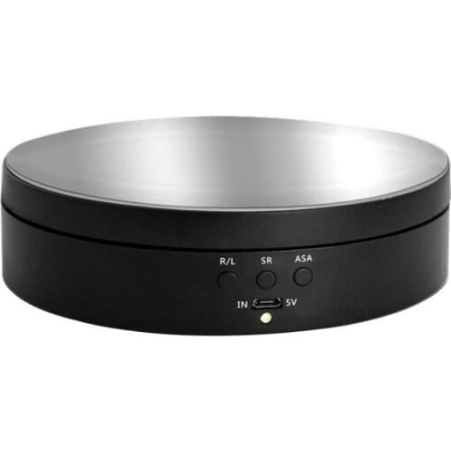 Intelligent Charging Adjustable Speed Electric Turntable 360 Degrees Rotating Display Stand For Jewellery Watch Display