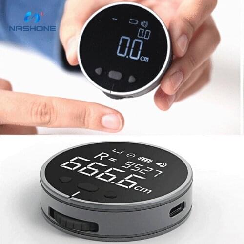 Multifunctional Electronic Ruler 8 in 1 Measuring Tape Distance Meter Voicebroadcast LCD Display Digital Body Tape Measure Ruler