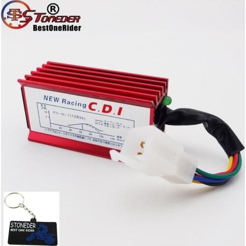 STONEDER Red 5 Pin Racing AC Ignition CDI Box For CRF50 TTR XR SSR YCF 50cc 90cc 110cc 125cc 140cc 150cc 160cc Pit Dirt Bike