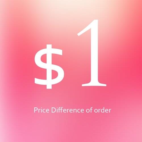 Custom-made Order Price Difference of Orders Shipping fee Price Matching, Price Adjustment