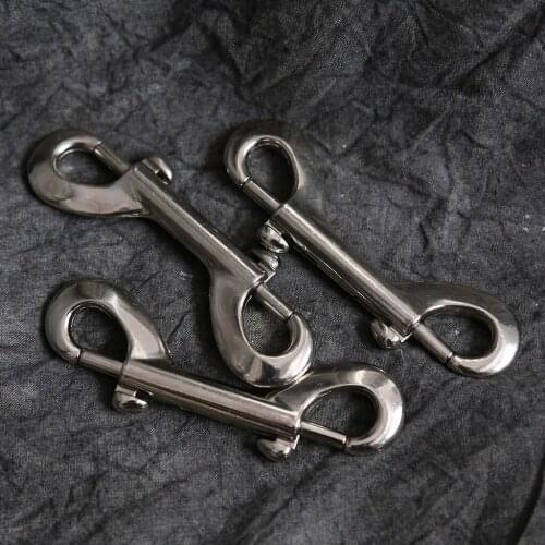 Pack of 2 Heavy Duty Solid Bolt Snap Trigger Hook for Straps Bags Belting Outdoors Tents Pet